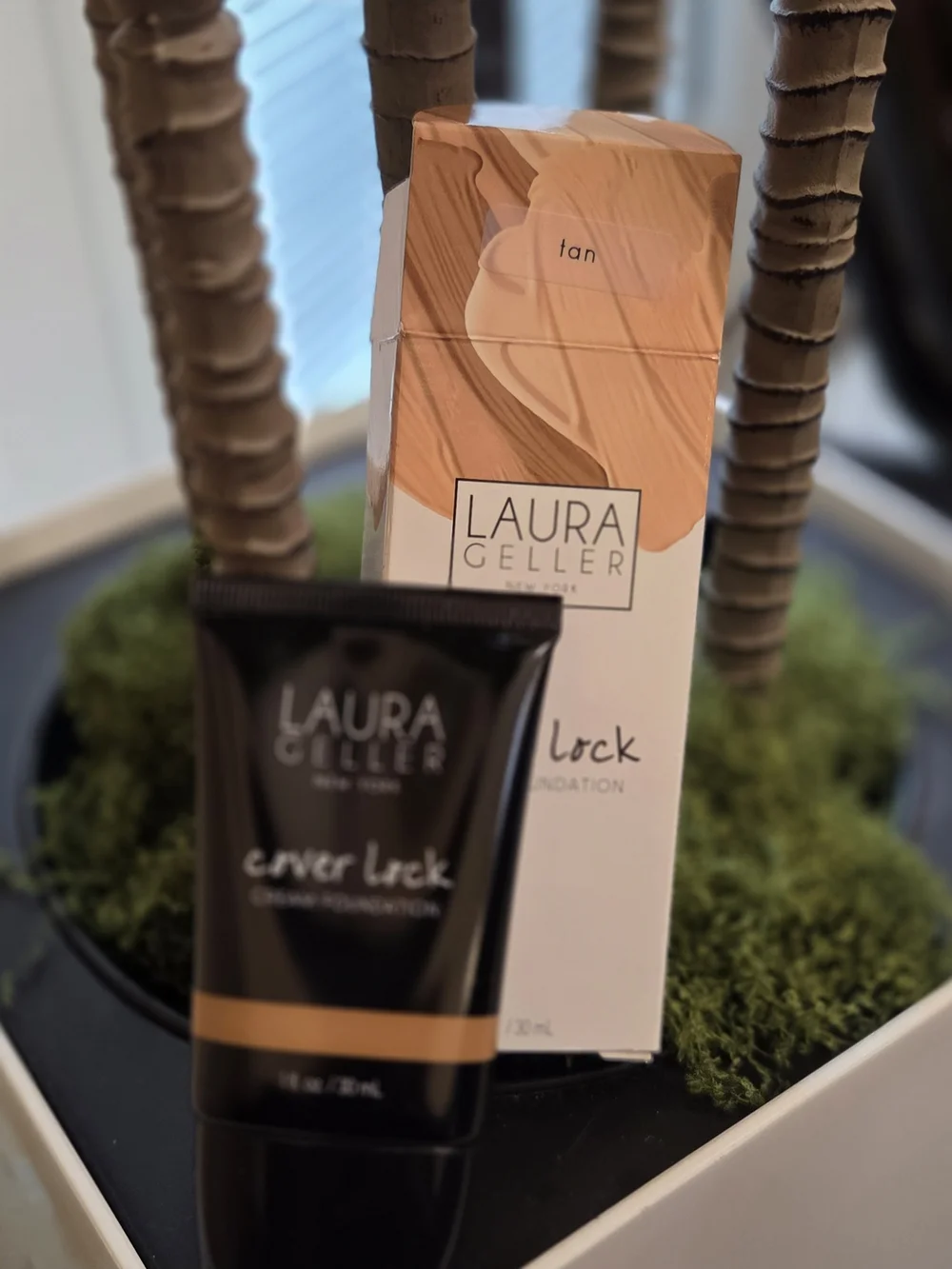 Laura Geller Cover Lock Cream Foundation Tan 1 fl oz / 30 mL New